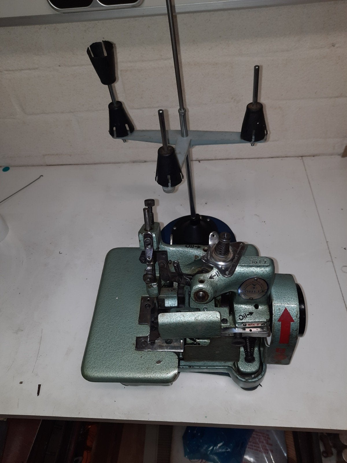 Overlock machine Köhler, Ophalen of Verzenden, Gebruikt, Lockmachine