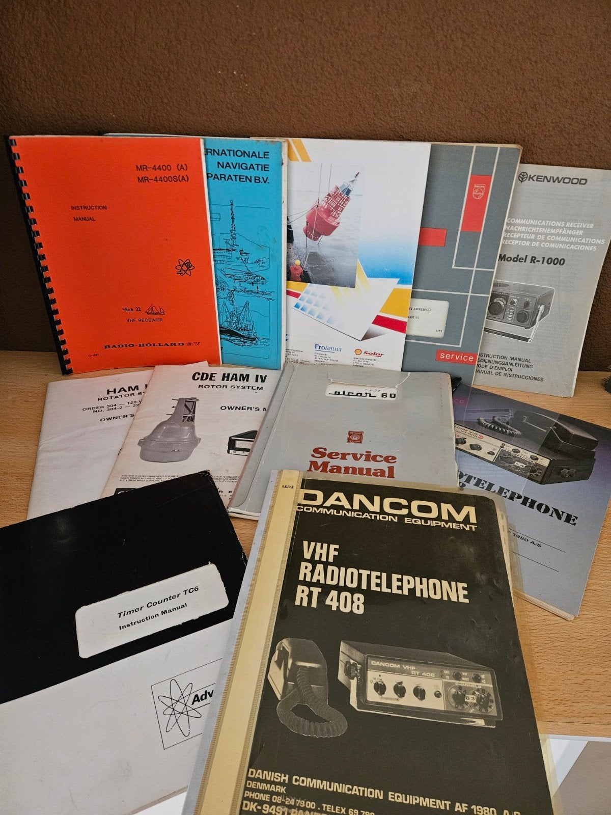 Diverse handleidingen voor radio- en communicatieapparatuur, Ophalen of Verzenden, Gelezen