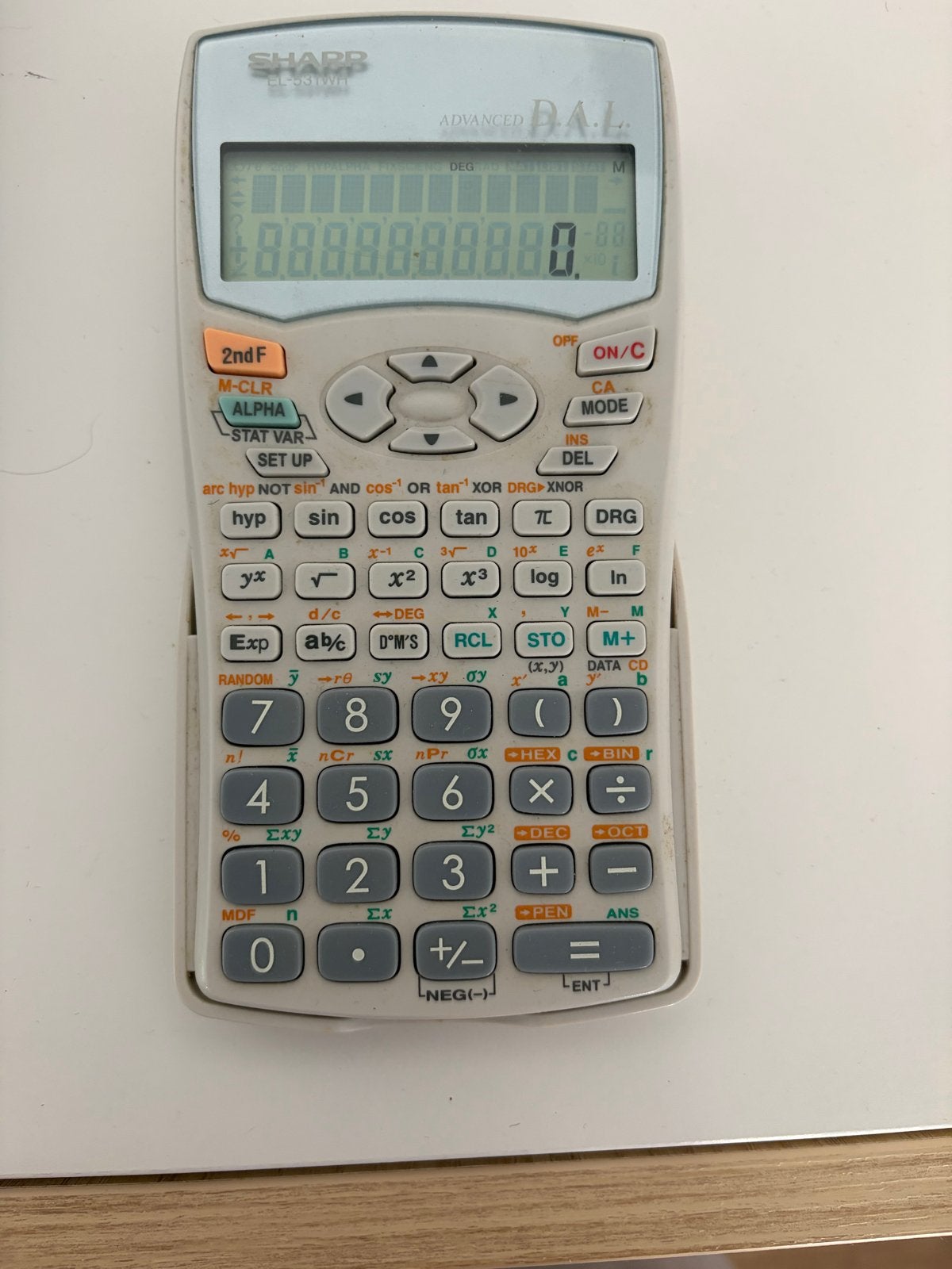 Sharp scientific calculator, Diversen, Ophalen of Verzenden, Grafische rekenmachine, Zo goed als nieuw