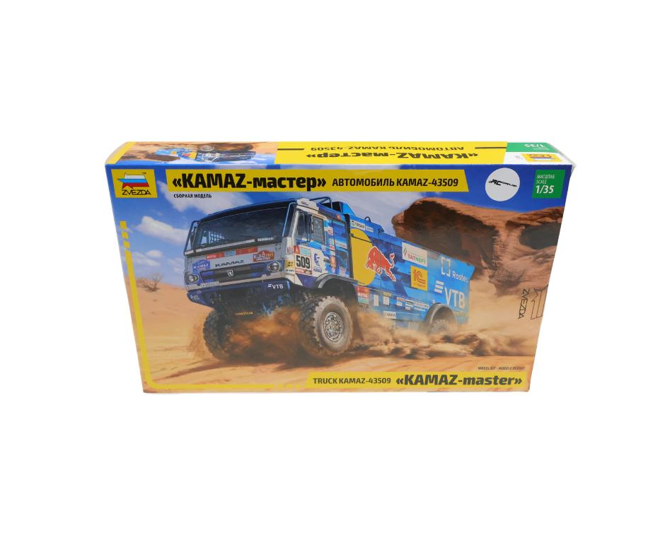 Kamaz rallye truck 1/35 ZVZ-3657, Overige merken, 1:32 tot 1:50, Nieuw, Ophalen of Verzenden