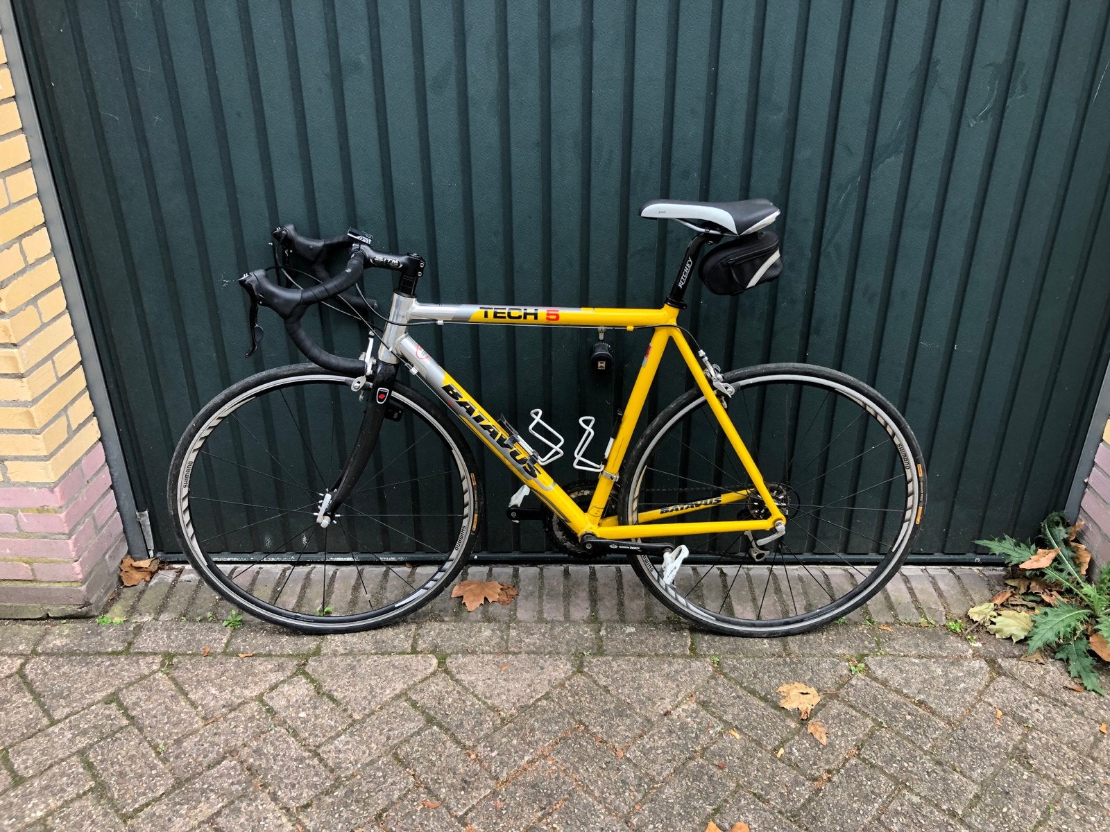 Batavus Tech 5 racefiets - Shimano 105 - Geel/Zilver, 28 inch, Gebruikt, Batavus, Aluminium