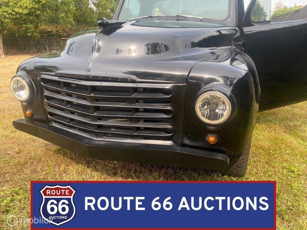 Studebaker Deluxe Pickup | 1959 | Route 66 Auctions, Auto's, Oldtimers, Overige merken, Overige carrosserieën, Zwart, Bedrijf
