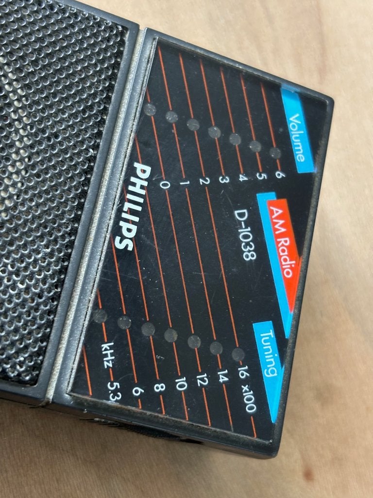 Transistor Radio Philips D-1038, Ophalen of Verzenden, Transistorradio