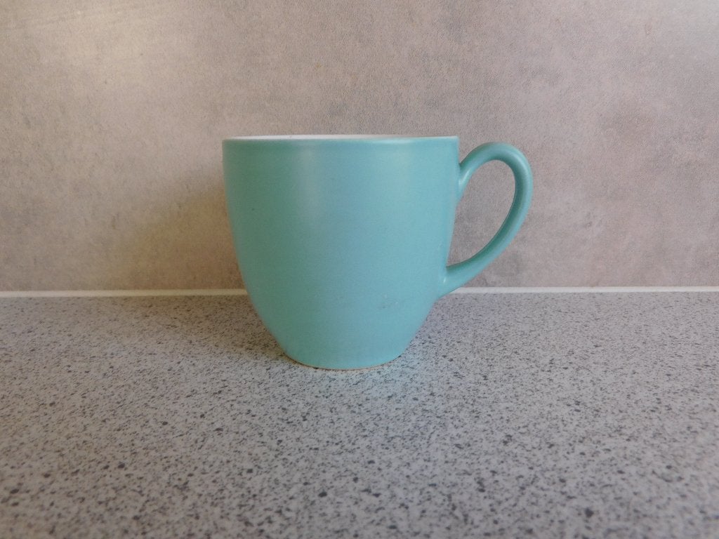 Kopje 100 ml. Turquoise Goedewaagen Gouda Holland, Antiek en Kunst, Ophalen of Verzenden