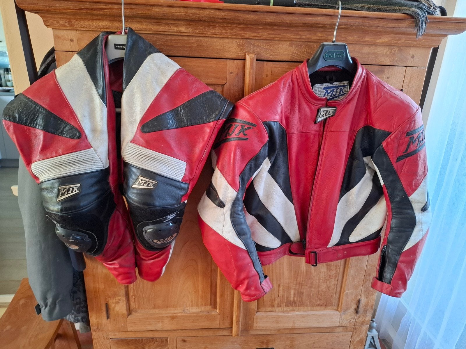 MJK Motorpak - Leer - Maat 53 - Gratis af te halen, Motoren, Ophalen, MJK, Tweedehands, Heren