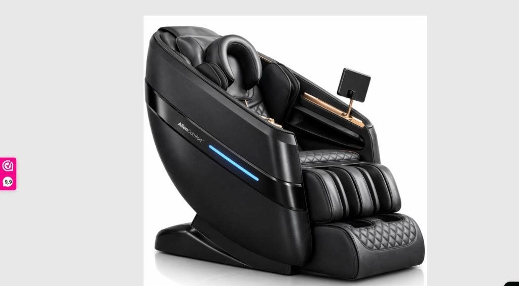 AlienComfort Massagestoel NOVA Donkergrijs - Nieuw, Ophalen of Verzenden, Nieuw, Massagestoel of Kussen