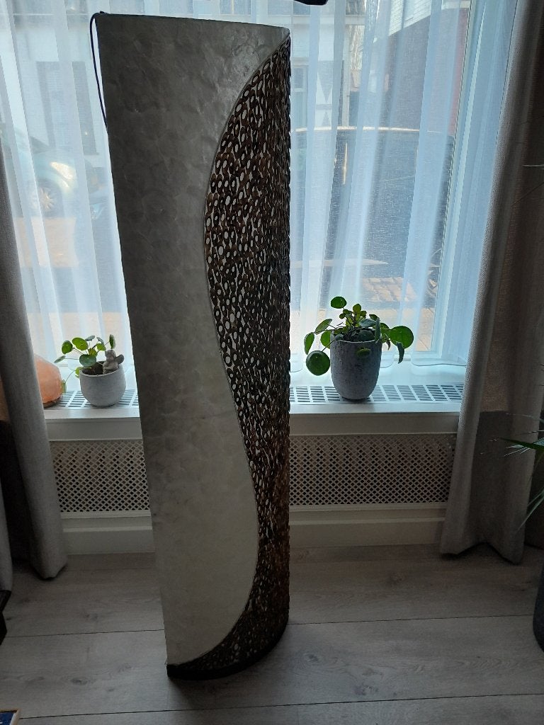 nette koloniale staande lamp, Huis en Inrichting, Lampen | Vloerlampen, Ophalen, E27 (groot), Zo goed als nieuw, 150 tot 200 cm