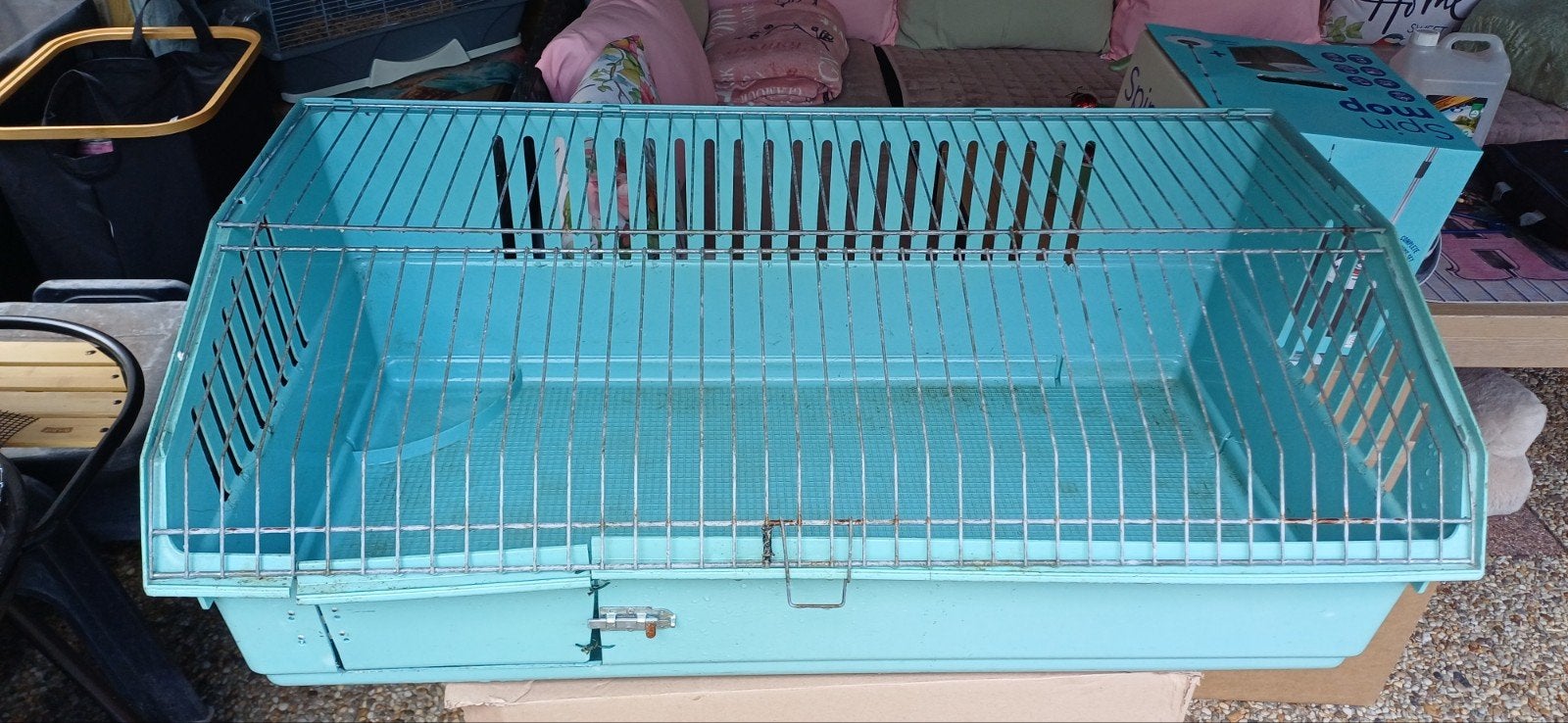 Gratis af te halen konijnen / cavia kooi, Dieren en Toebehoren, Kooi, Gebruikt, Konijn, 75 tot 110 cm