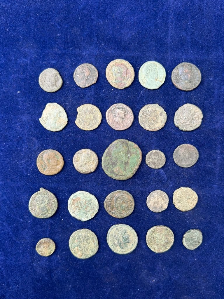 Lot 10 Romeinse munten, Ophalen of Verzenden, Buitenland, Munten