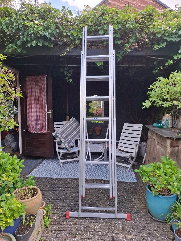 HYMER Ladder 70077, Ophalen, Gebruikt, Ladder, Opvouwbaar of Inschuifbaar