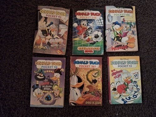 6 Donald Duck Pockets - Diverse Nummers, Meerdere stripboeken, Ophalen of Verzenden, Gelezen, Donald Duck