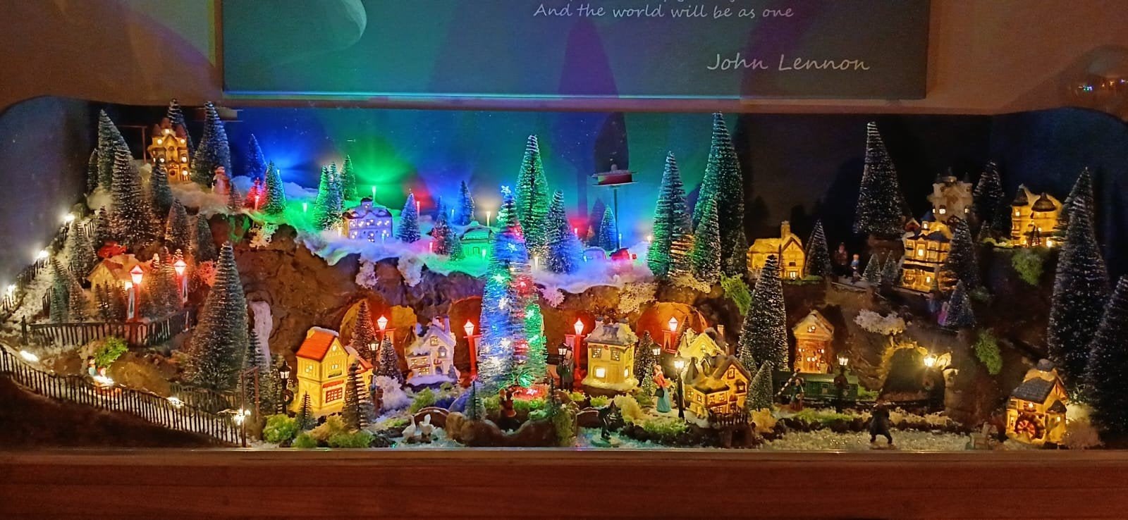 handgemaakte kerstdorp, Ophalen, Zo goed als nieuw