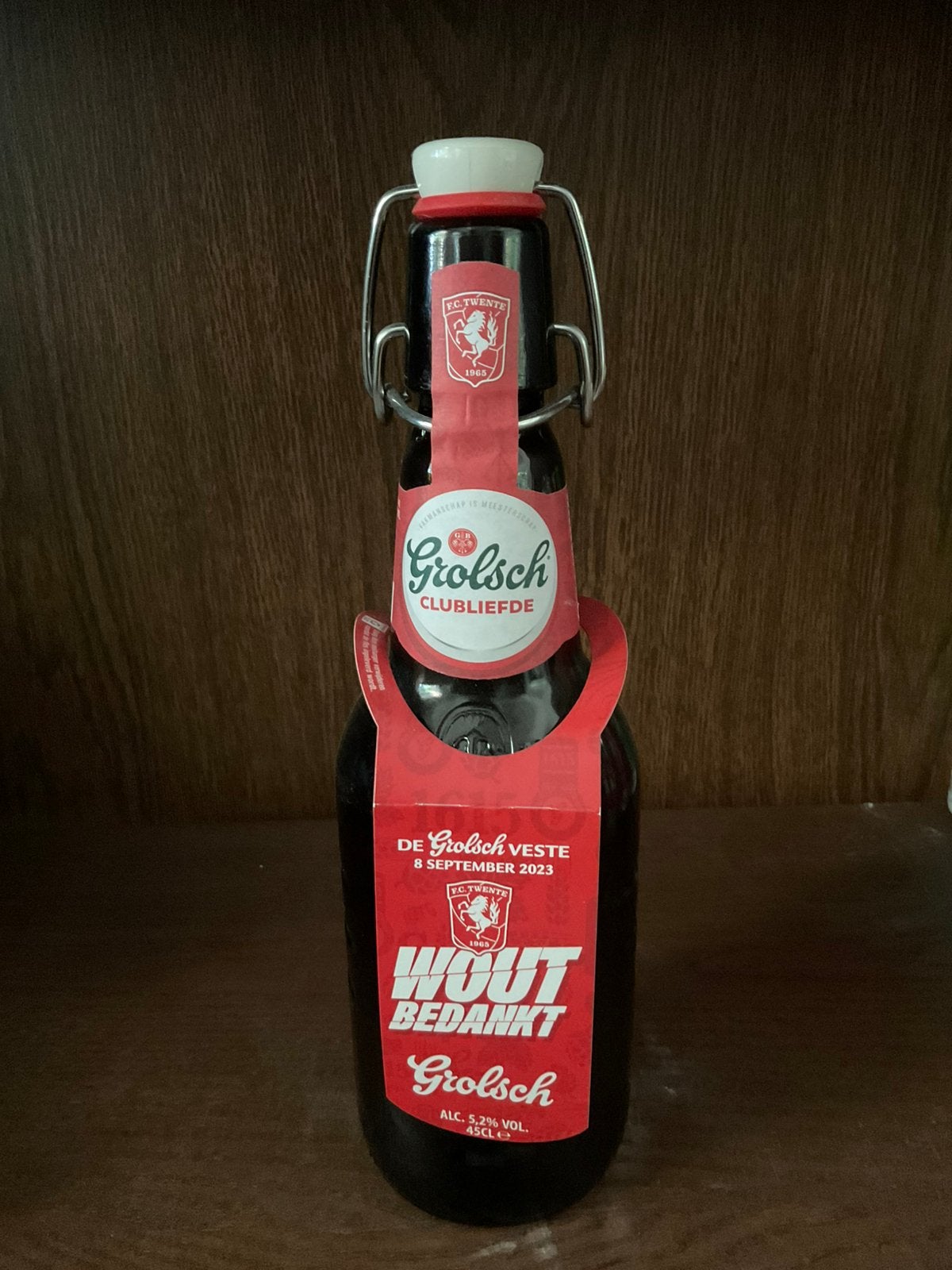 Grolsch beugel - Wout Brama - FC Twente, Ophalen, Nieuw, Overige typen