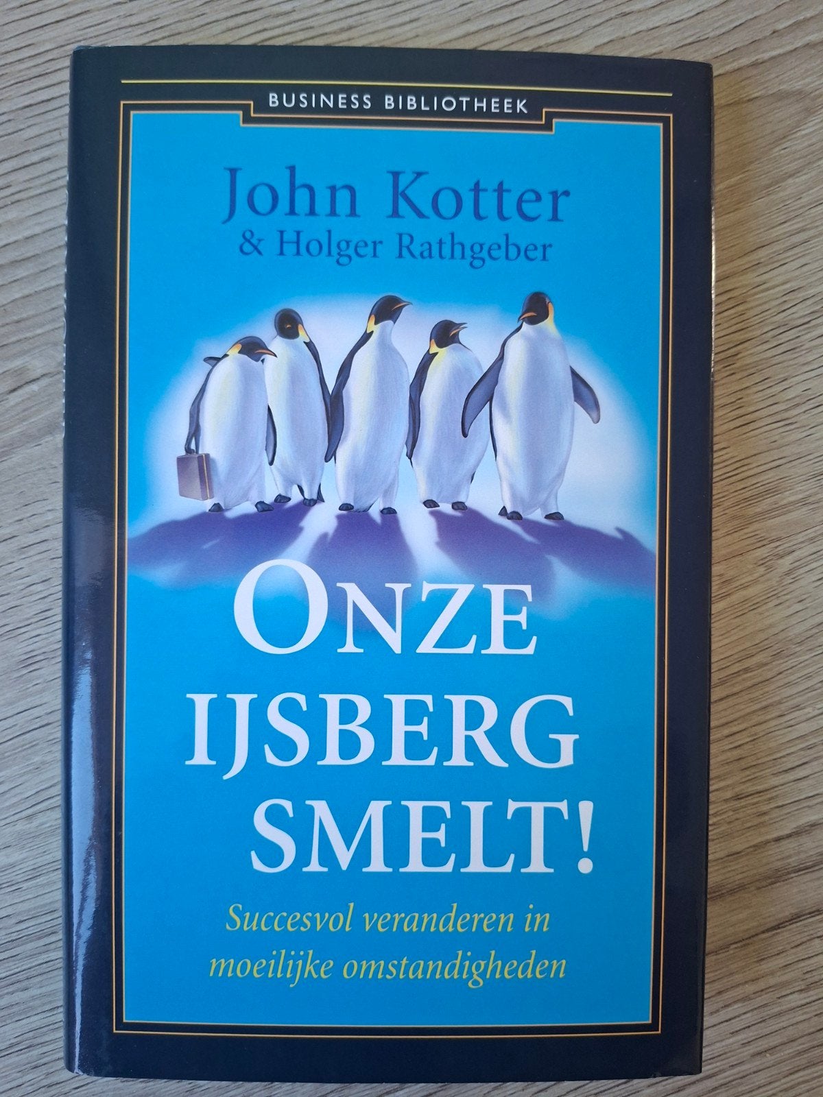 Onze IJsberg Smelt! - John Kotter, Boeken, Ophalen of Verzenden, Gelezen, John Kotter & Holger Rathgeber, Nederland