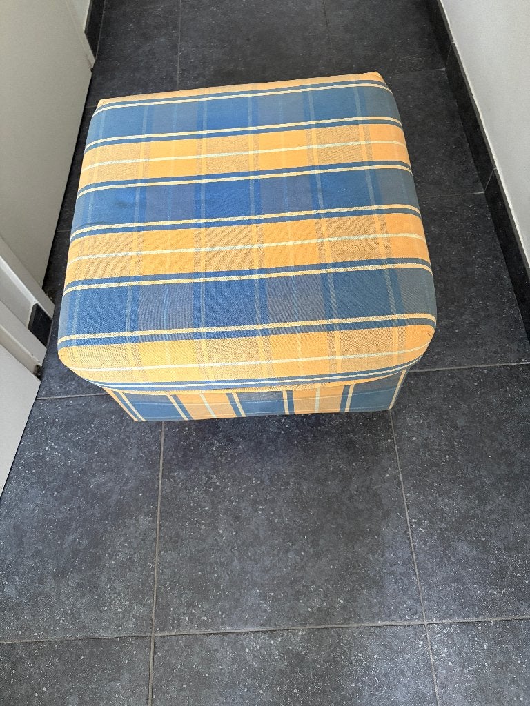 Poef, Minder dan 50 cm, Vierkant, Minder dan 50 cm, Ophalen of Verzenden