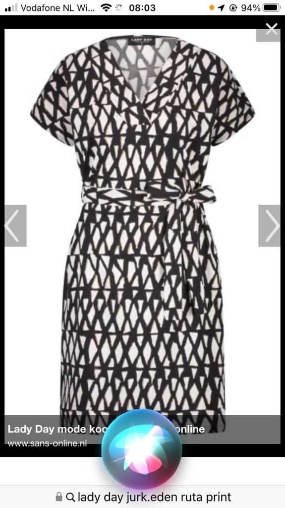 Lady day jurk maat xl, Kleding | Dames, Zwart, Maat 46/48 (XL) of groter, Ophalen of Verzenden, Zo goed als nieuw