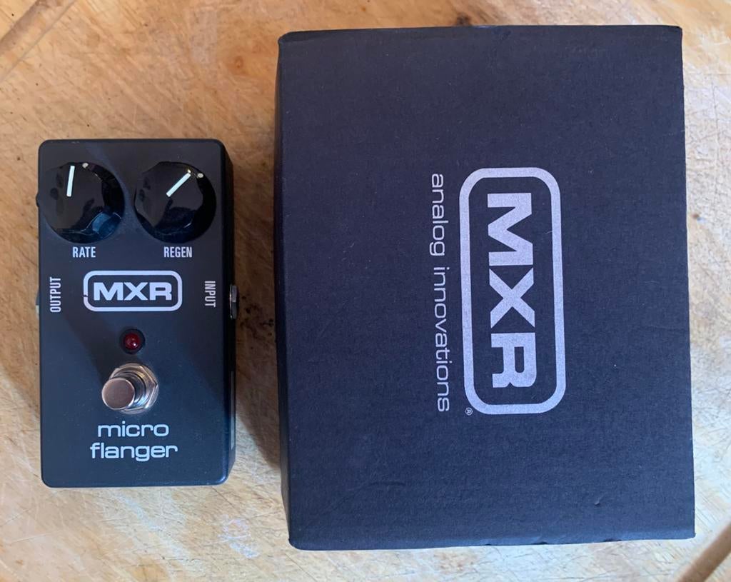 MXR micro flanger, Muziek en Instrumenten, Effecten, Ophalen of Verzenden, Zo goed als nieuw
