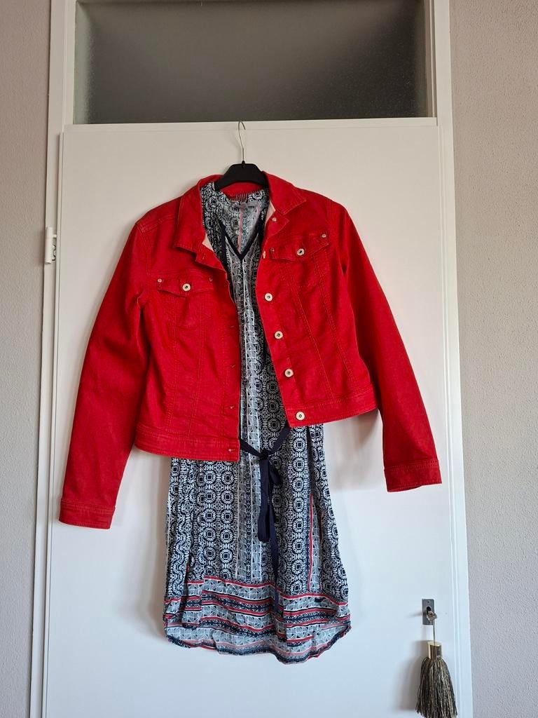 Jurk met bijpassend jasje mt 40, Ophalen, Zo goed als nieuw, Maat 38/40 (M)