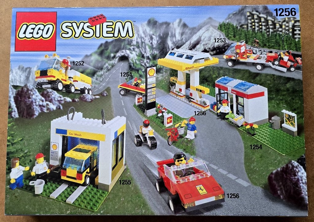 Vintage LEGO System 1256 Shell benzinepomp 1999 nieuw/sealed, Overige thema's, Lego, Nieuw, Ophalen of Verzenden