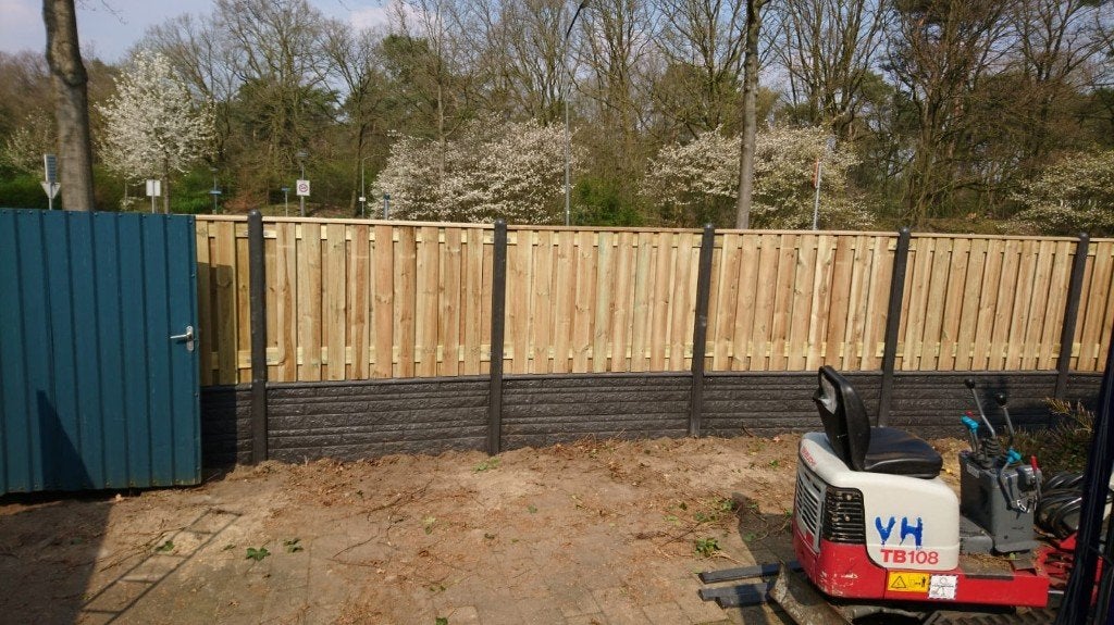 Houten schuttingdelen, Tuin en Terras, Ophalen, 6 meter of meer, Hout, 1 tot 2 meter