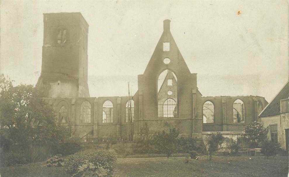 304-015-053 Streefkerk Ruïne Kerk, Verzenden, Voor 1920, Zuid-Holland
