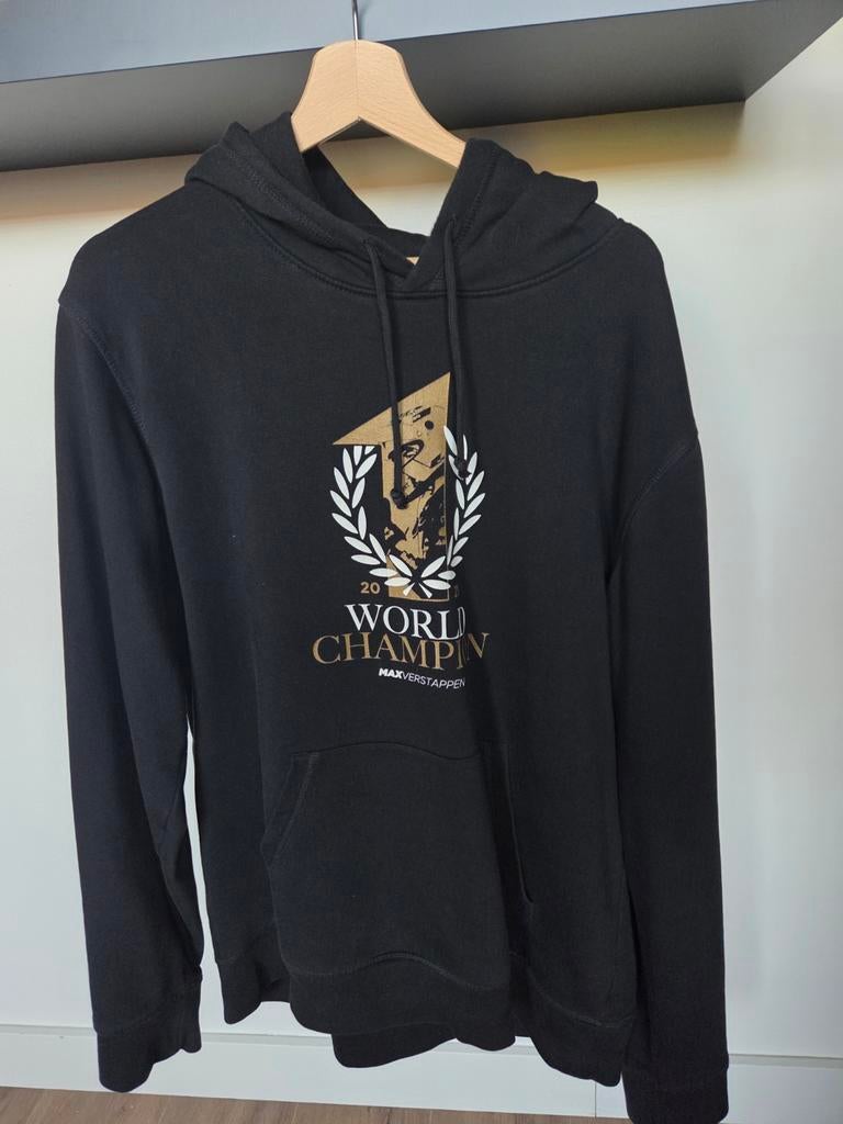 Max Verstappen World Champion 2021 Hoodie Zwart maat xl, Zwart, Ophalen of Verzenden, Zo goed als nieuw, Overige maten