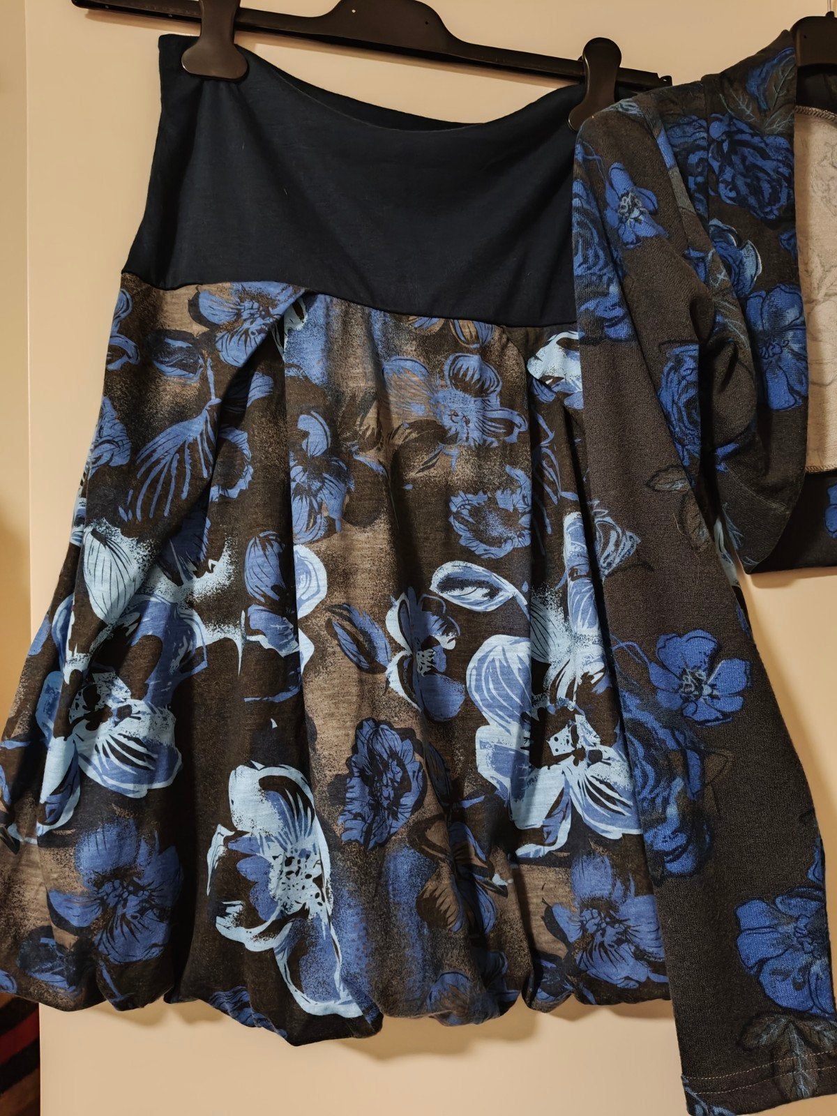 Balkonrok + bolero, Maat 38/40 (M), Blauw, Nieuw, Ophalen of Verzenden