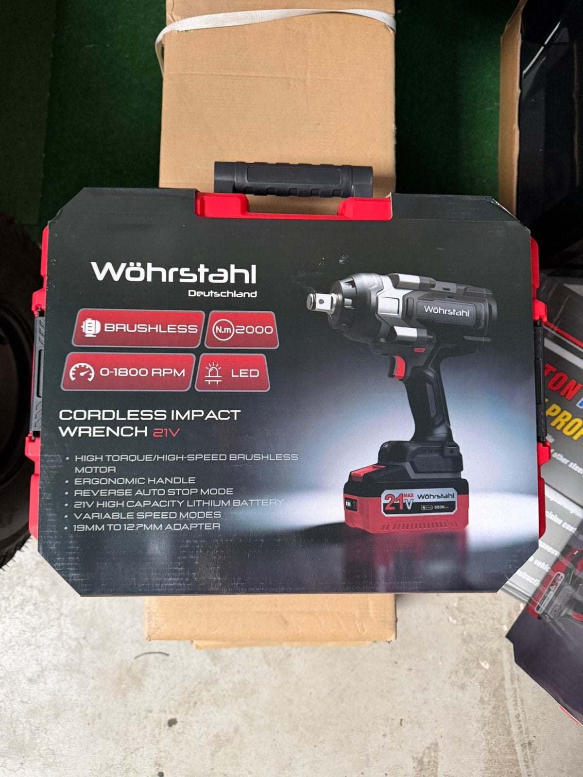 ‼️Nieuw‼️ Wöhrstahl 21V Accu Slagmoersleutel – 2000 Nm, Dr.Nolenslaan 157E 6136GM Sittard, Nieuw, Ophalen of Verzenden, Info@roadmax.nl