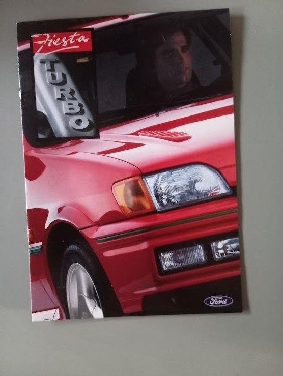 Ford Fiesta TURBO [ 7 / 1990 ] 12 pag., Verzenden, Zo goed als nieuw, Ford