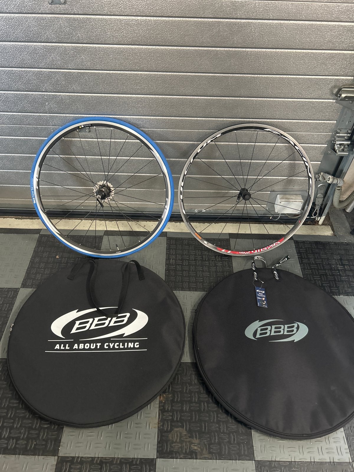 Tacx Trainer Tyre Wielset met BBB Wielhoezen, Fietsen en Brommers, Zo goed als nieuw, Ophalen, Wiel, Rubber