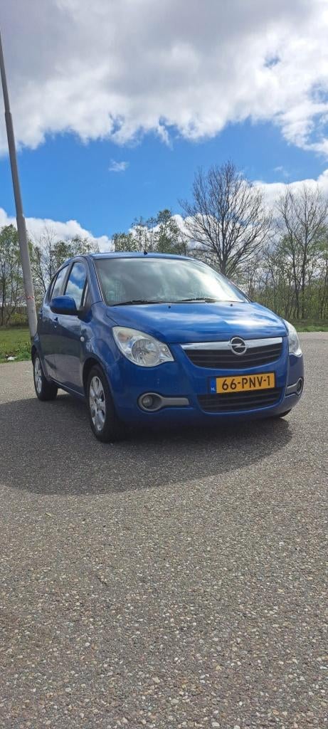 Opel Agila 1.0 12V 2011 Blauw, Auto's, Opel, Particulier, Agila, Airconditioning, Mistlampen, Benzine, Euro 4, B, Hatchback, Handgeschakeld