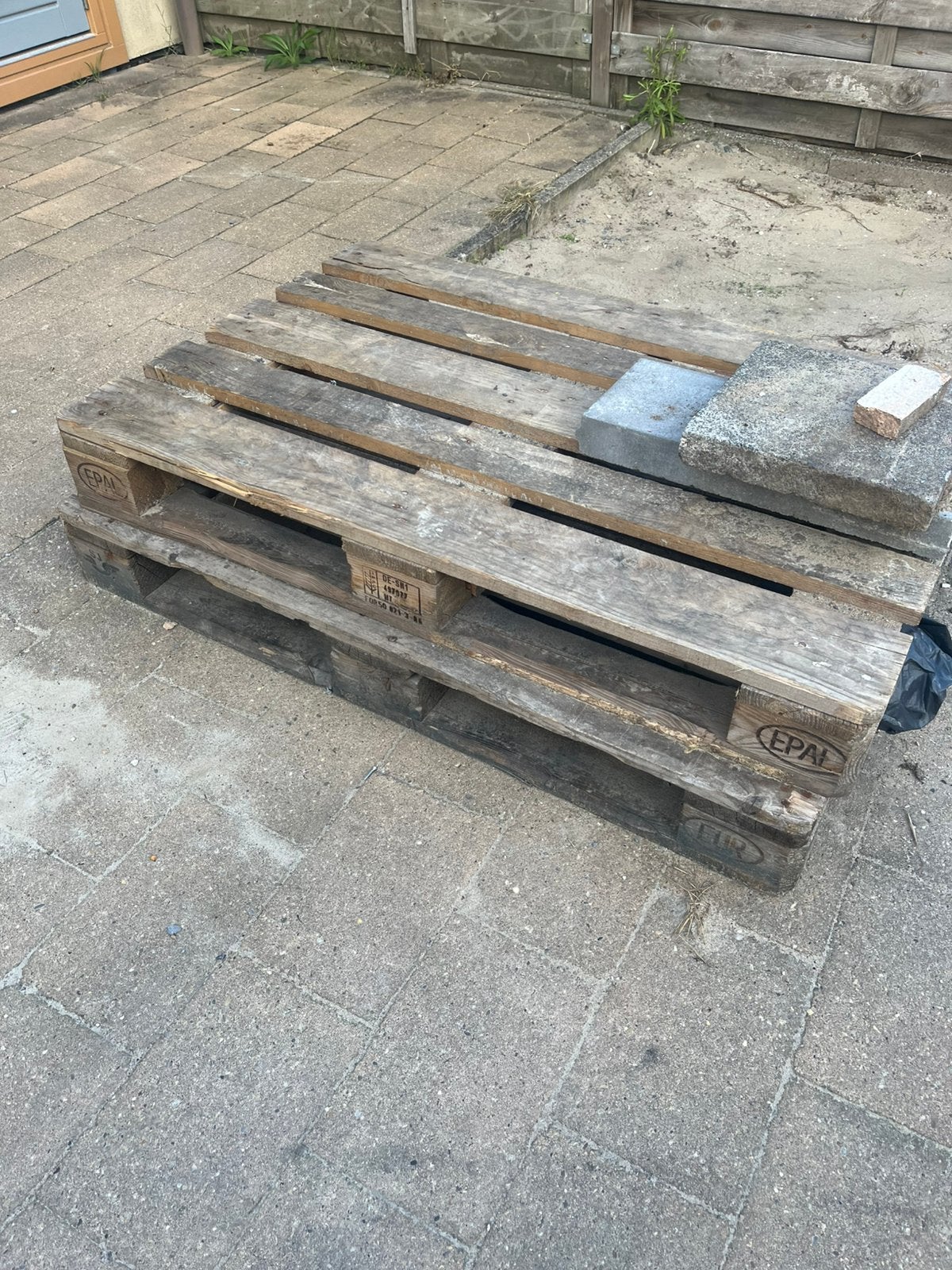 Palet, Doe-het-zelf en Verbouw, Ophalen, Zo goed als nieuw, Pallet, Minder dan 200 cm