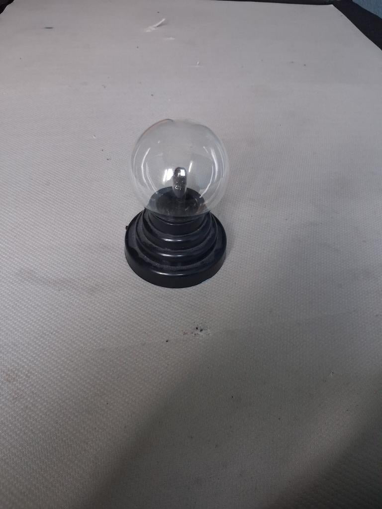 Mini Plasma Bol - Decoratieve Bliksem Bol, Ophalen of Verzenden, Gebruikt, Zwart, Glas