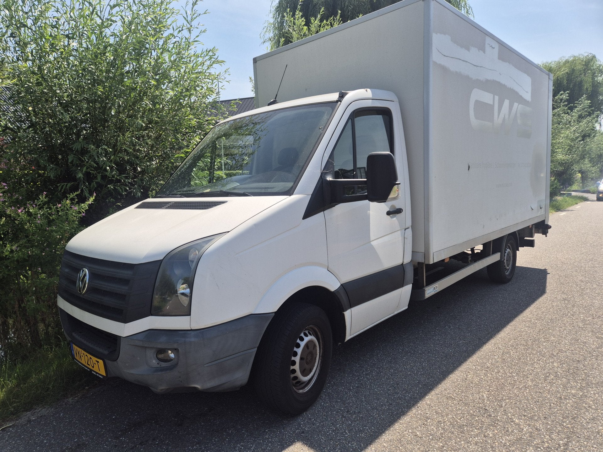 Volkswagen Crafter 35 2.0 TDI bakwagen laadklep N1 1250kg la, Auto's, 13 km/l, Zwart, 4 cilinders, Volkswagen