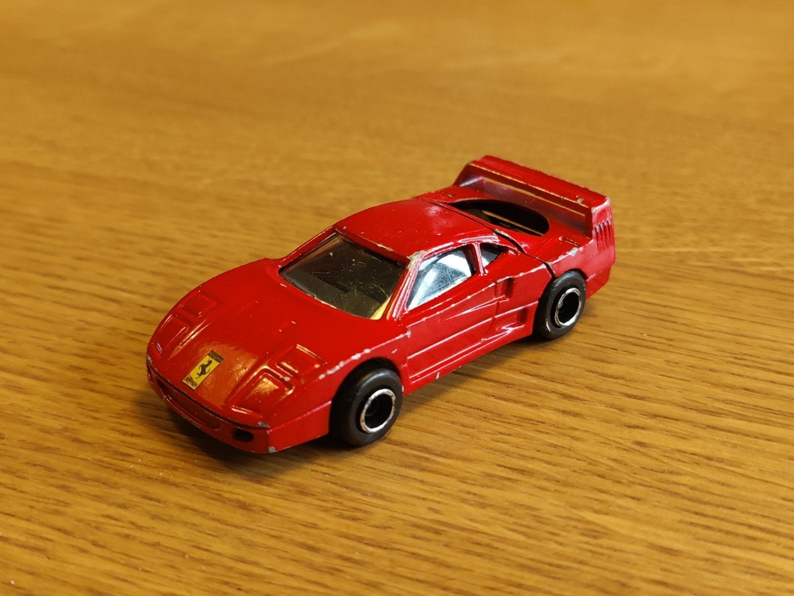 Majorette Ferrari F40 ROOD, Ophalen of Verzenden, Zo goed als nieuw, Auto