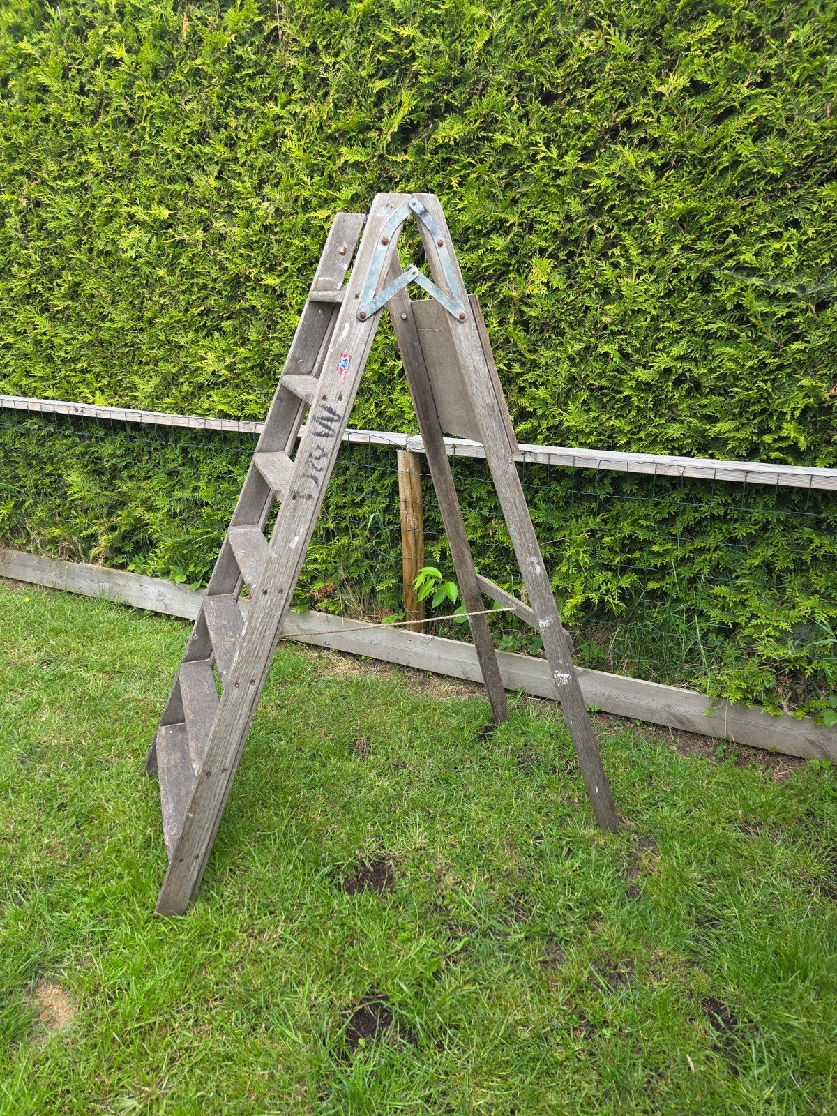 Houten decoratie ladder, Ophalen, Gebruikt