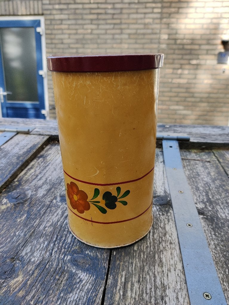 Vintage beschuit blik, Ophalen of Verzenden, Gebruikt, Beschuit, Overige merken