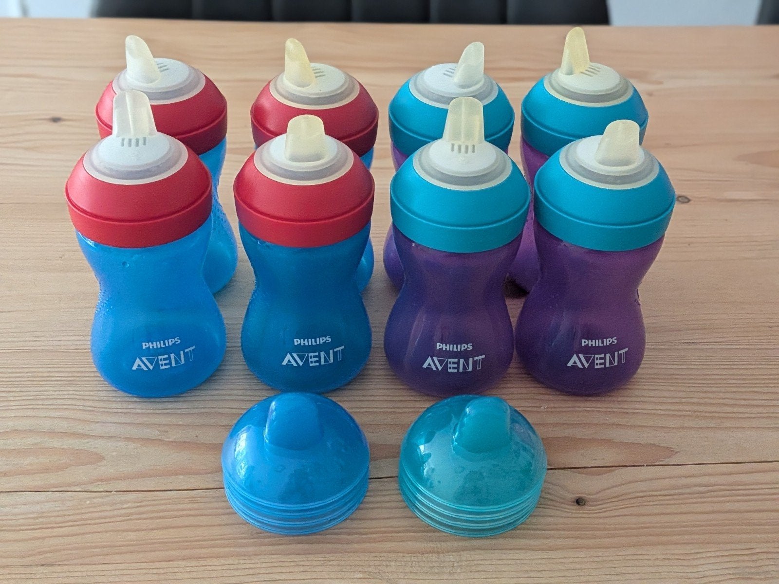 Philips Avent tuitbekers (8 stuks), Ophalen of Verzenden, Zo goed als nieuw, Overige typen, Philips Avent