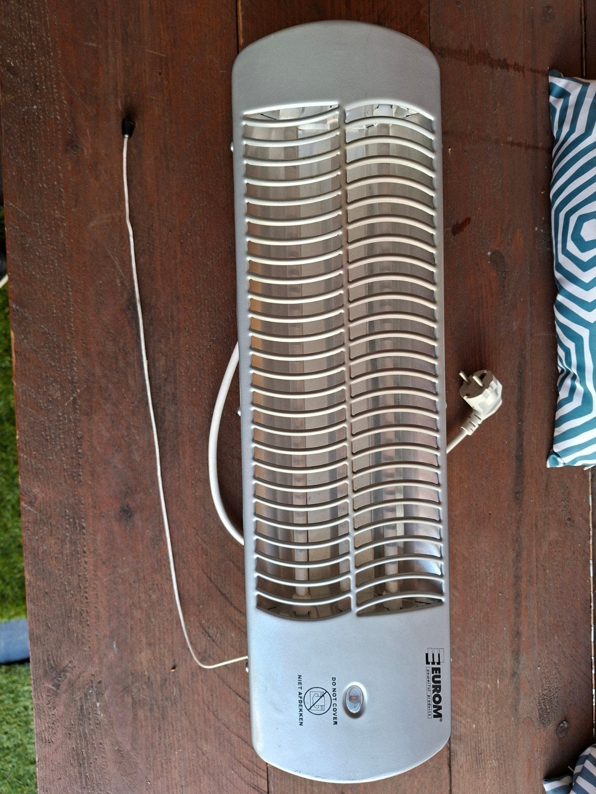 Eurom elektrische wandkachel - krachtige verwarming, Ophalen, Gebruikt, Overige soorten, Elektrisch