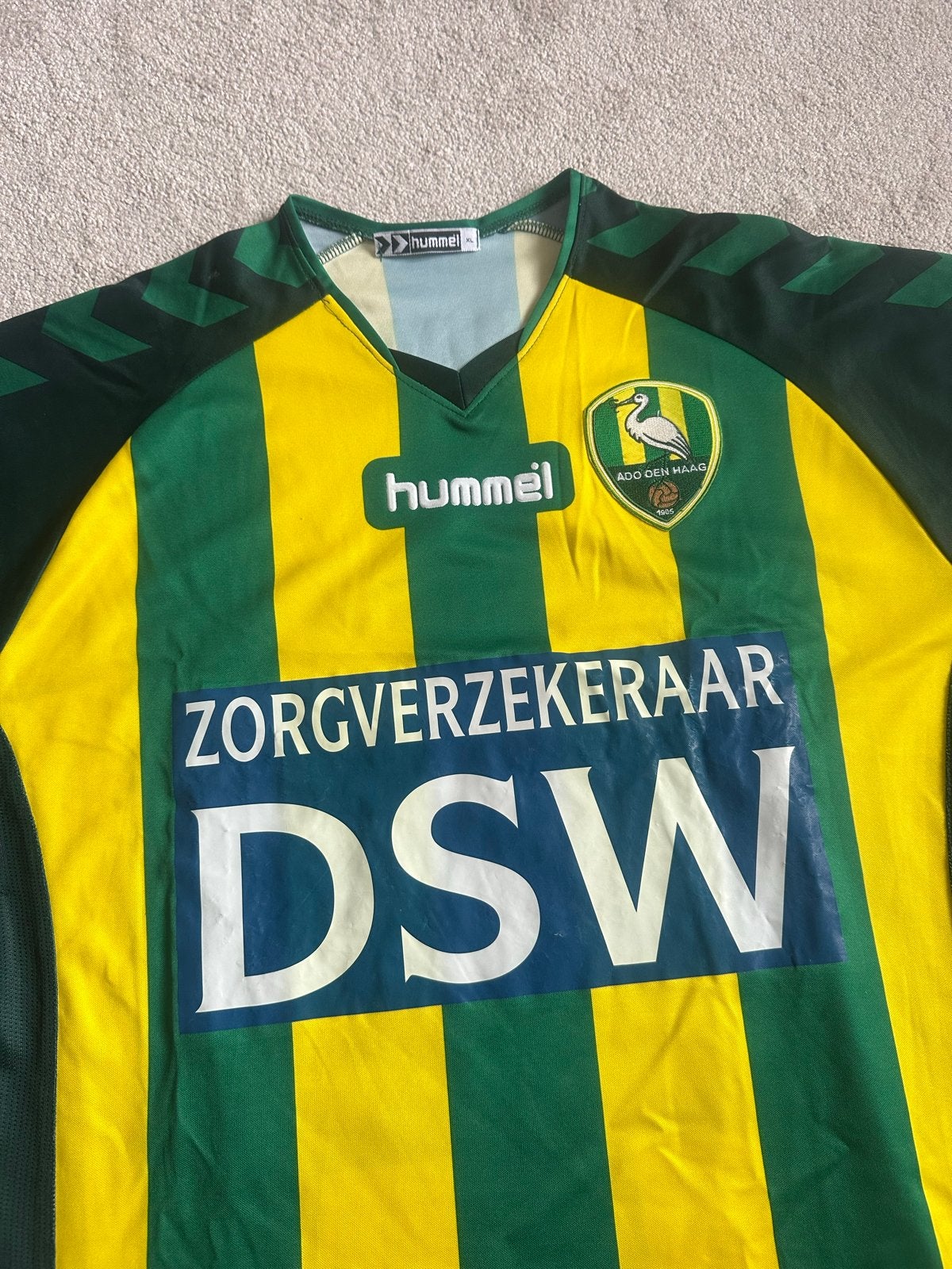 Ado den haag matchworn #4 saavedra 2005-2006 xl, Ophalen of Verzenden, Gebruikt