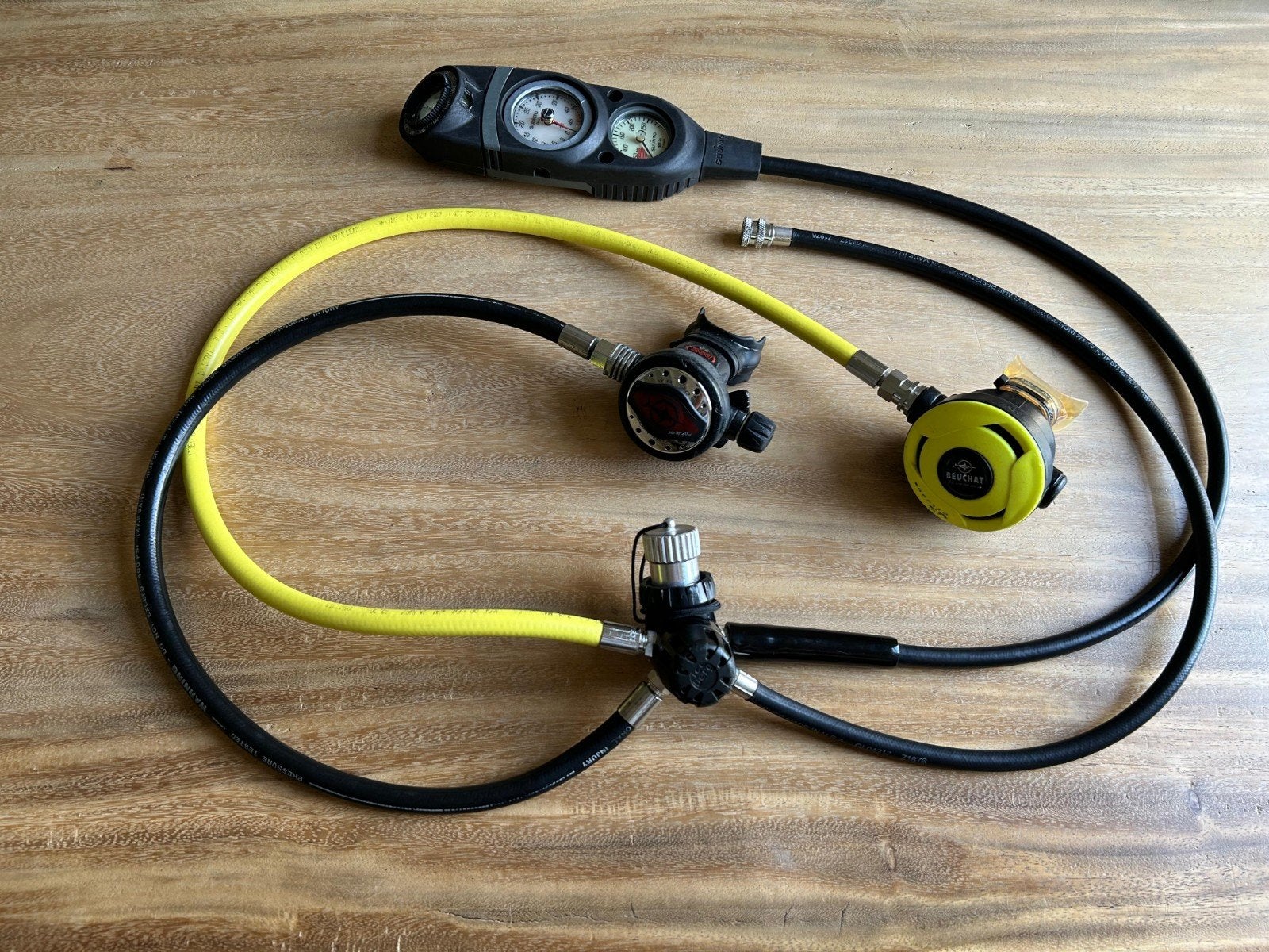 Ademautomaatset - Beuchat VR 200 DIN, Watersport en Boten, Ophalen, Gebruikt