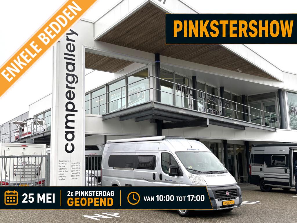 Chausson Twist 06 Prestige ENKELE BEDDEN EURO5 DIESELKACHEL, Fiat, Tot en met 3, 6 tot 7 meter, Standaard zit