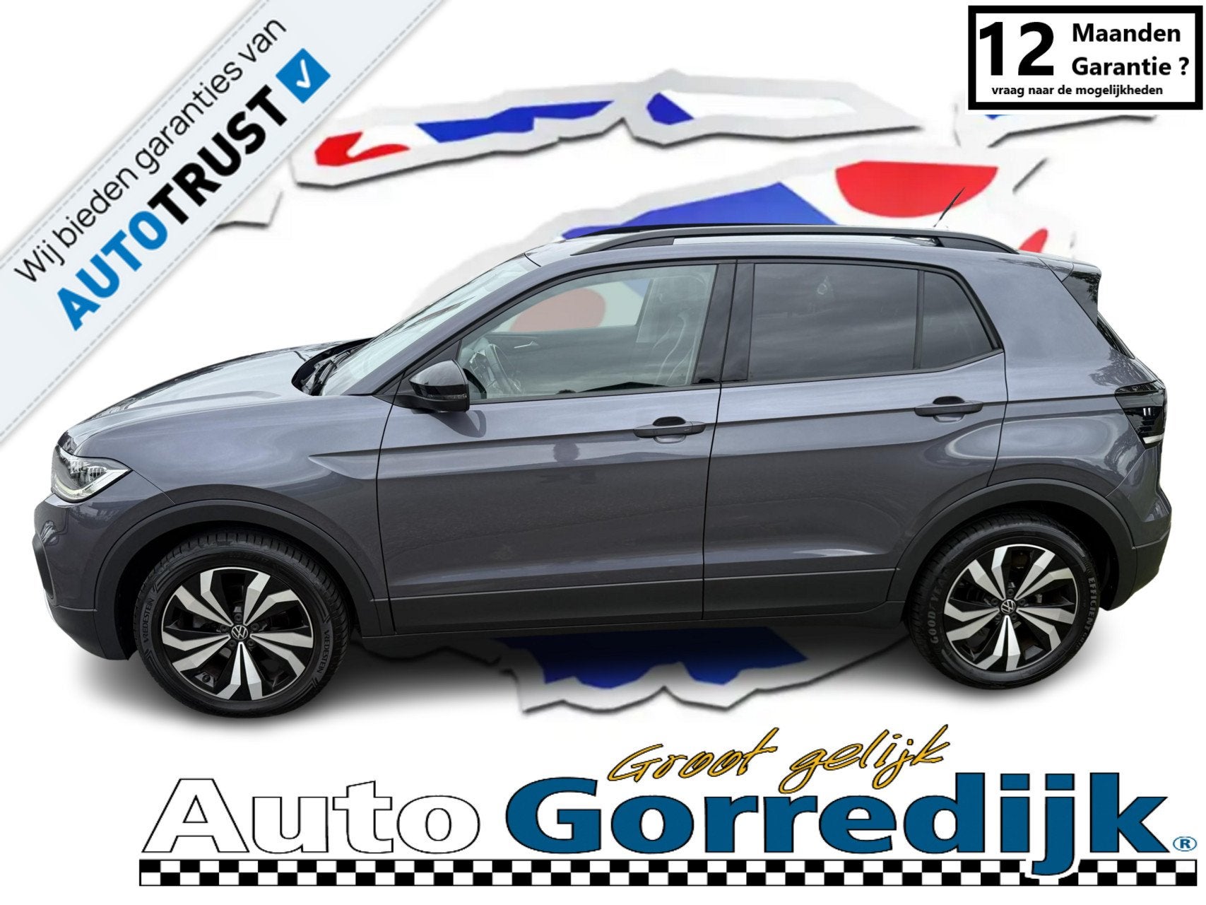 Volkswagen T-Cross 1.0 TSI Life AUTOMAAT,ADAP.CRUISE,LED,LMV, Auto's, Gebruikt, Met garantie (alle), Origineel Nederlands, Bedrijf