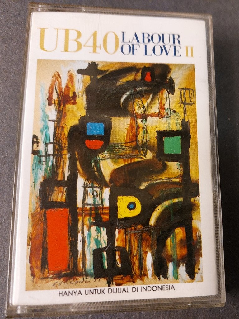 UB40 CASSETTE Indonesie Labour Of Love UB 40 Zeldzaam !, Gebruikt, Verzenden, UB40, 1 bandje