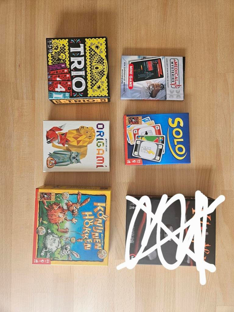 Diverse spellen, Hobby en Vrije tijd, Gezelschapsspellen | Bordspellen, Zo goed als nieuw, Een of twee spelers, Drie of vier spelers