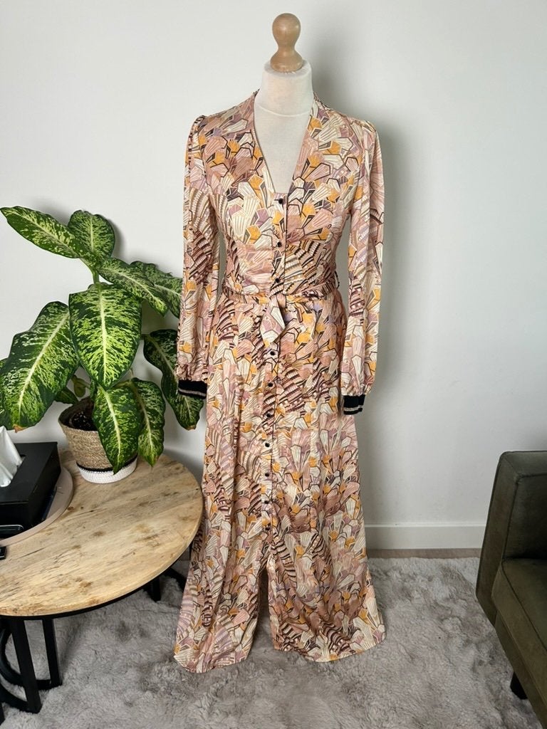 Tramontana maat S prachtige maxi lange blousejurk 3445