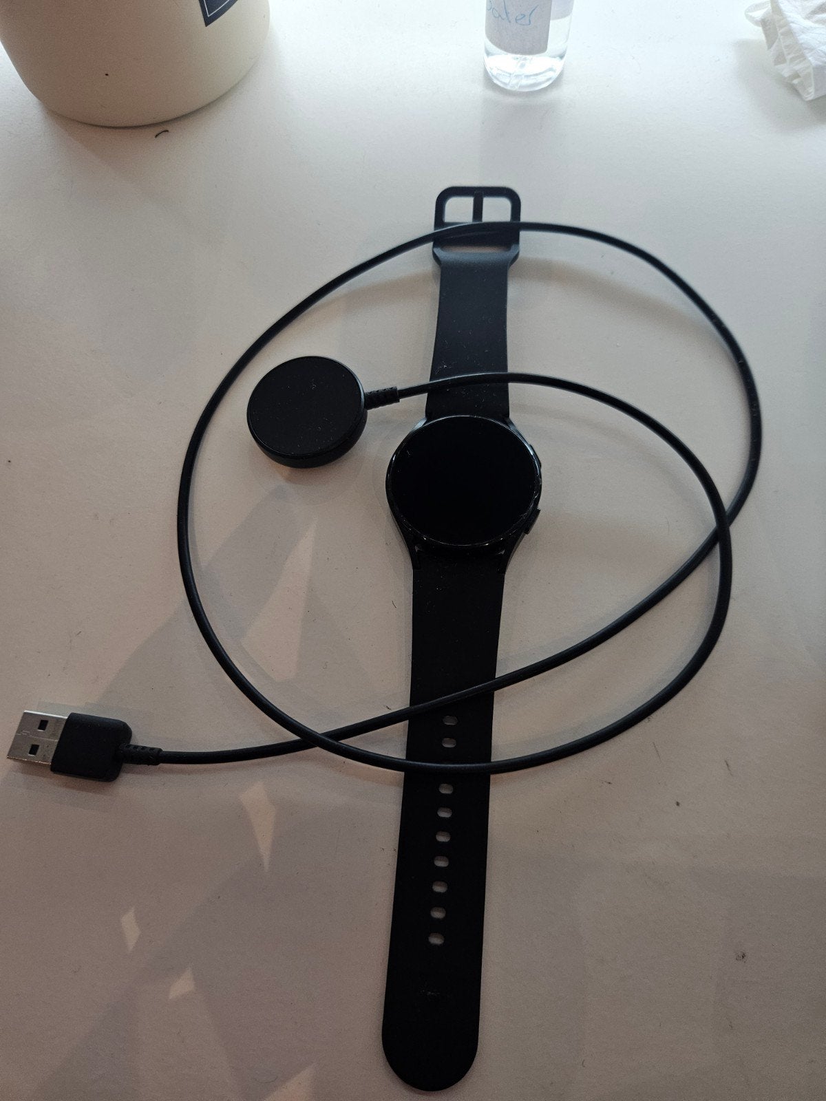 galaxy watch 4 Samsung, Ophalen, Zwart, Zo goed als nieuw, Samsung Galaxy Watch 4 40mm