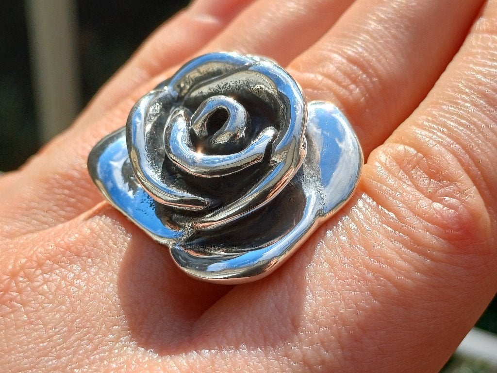 Vanoli Opmerkelij 925 zilveren ring roos roosje rose maat 18, Daiva1973@hotmail.com, 18 tot 19, Vanoli, Amsterdam