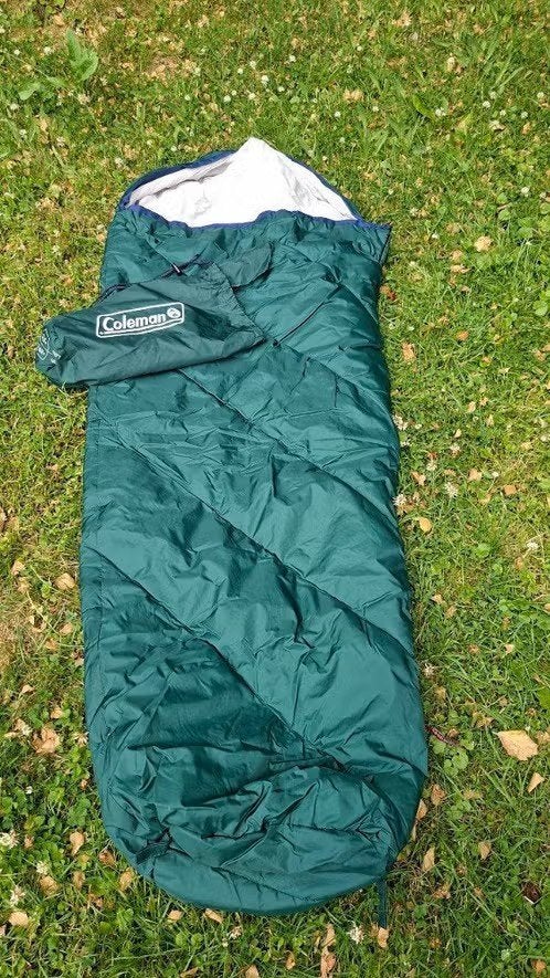 Coleman Mummy kinderslaapzak maat L kleur Groen, Ophalen