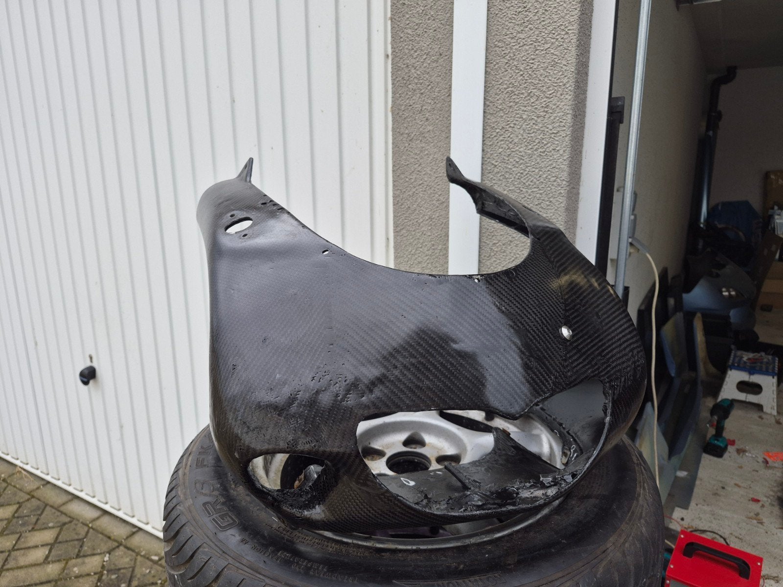 RS 50 Carbon Voorkant Kuip Model 99-05, Fietsen en Brommers, Scooters | Aprilia, Ophalen of Verzenden